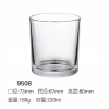 Transparent glass candle holder [7.3 * 7.3 * 8cm],one colour only,glass【Packaging without Words】_201870272