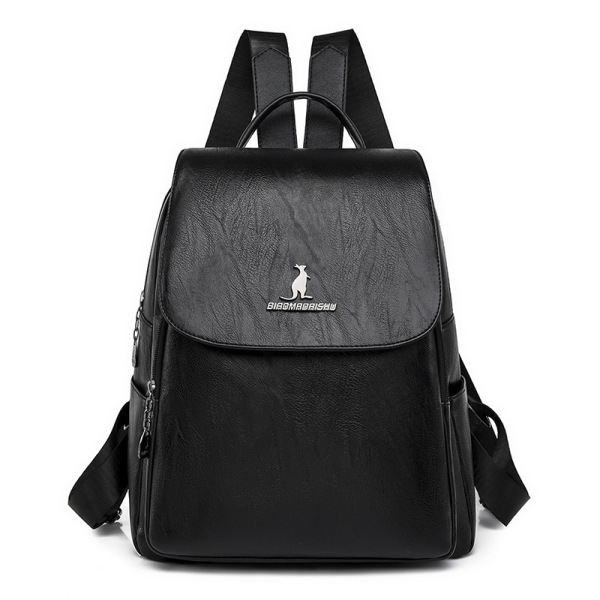 Simple Backpack,one colour only,Leather【Packaging without Words】_202076608_hd