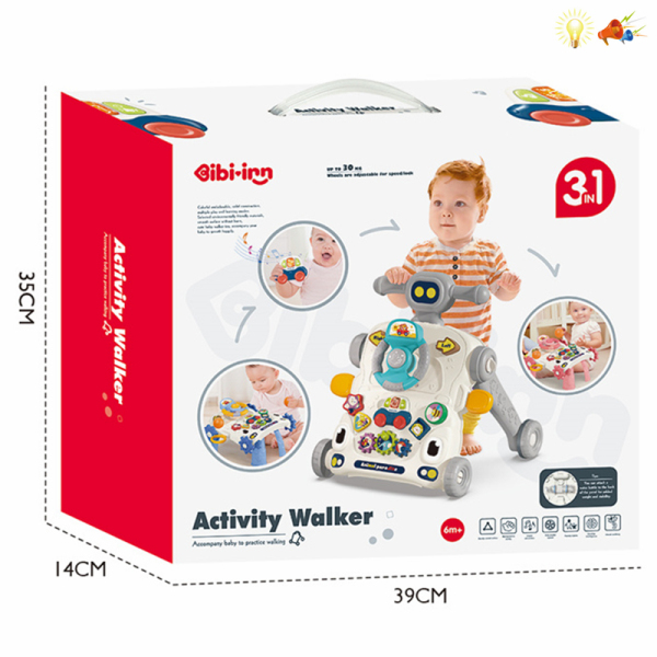 3-in-1 Yikuei Multifunctional Walker