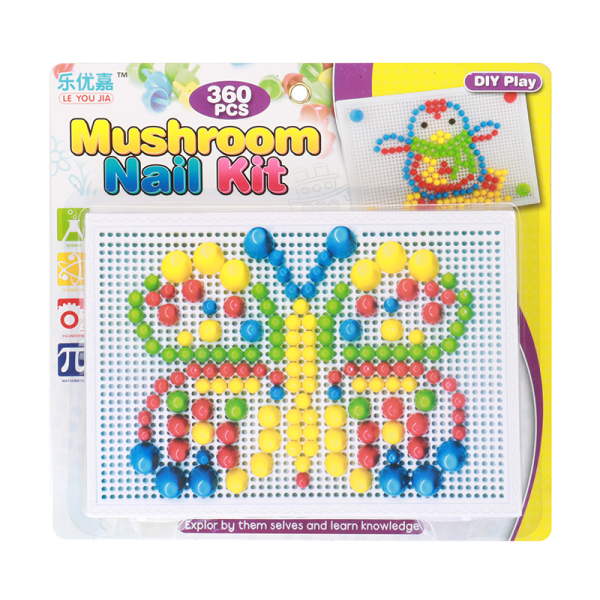 puzzle game mushroom nail Plastic【English Packaging】_200433498_hd