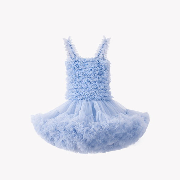 Children's halter cake puffy dress (70-120CM)