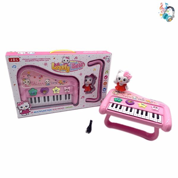 Happy Little Piano с USB Уменьшённая копия С музыкой IC без слов пластик【Упаковка на английском языке】_201022426_hd