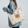 Rabbit Cartoon Canvas Handheld Eco friendly Bag,one colour only,Textile【Packaging without Words】_P02822822_11_m