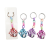 12PCS Chain Rose Keychain,Mix color,Plastic【Packaging without Words】_201400122_1_m