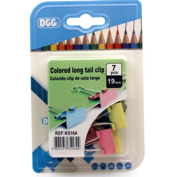 24 Card Colorful Long Tail Clip