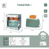 Milk tea color Bread machine,Realistic,Lights,Sound,IC without language,Plastic【English Packaging】_P03202001_3_m