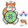 Plush squirrel target with small softball gun,One side,Velcro,Plush【English Packaging】_P02253655_2_m