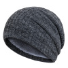 Solid Color Padded Hat,Unisex,56-60CM,Winter Hat,100% acrylic【Packaging without Words】_P02671839_3_m