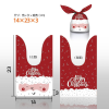 50PCS 13.5*22 Snowman Christmas Candy Bag,Almond Cookies / Macaroni Packaging,one colour only,Plastic【English Packaging】_P02568343_4_m