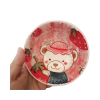 Pink Berry Hamster Ceramic Bowl [4.5 inches],one colour only,Ceramics【Packaging without Words】_P03027719_4_m