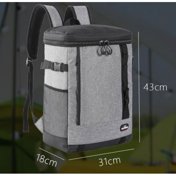 Picnic Backpack Double Shoulder Insulated Bag Outdoor Ice Bag