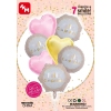 7pcs Spanish Happy Birthday Set Party Aluminum Balloons,other【English Packaging】_201167583