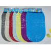 Colorful Oval Double Feet Bathroom Non-Slip Mat,one colour only,Plastic【Packaging without Words】_P02908455_4_m