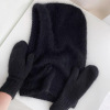 One-piece hat and scarf (gloves not included),Unisex,56-60CM,Winter Hat,100% polyester fiber【Packaging without Words】_P02660124_12_m