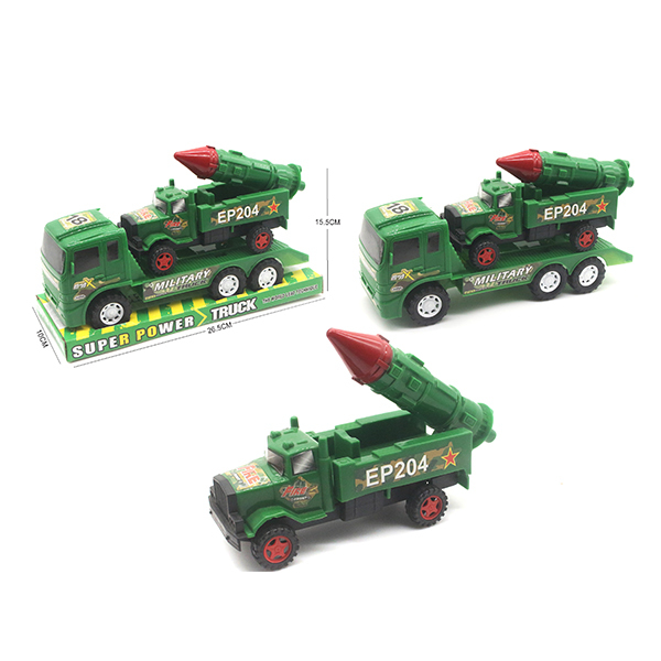 Trailer with missile vehicle Inertia Solid color Plastic【English Packaging】_200472095_hd