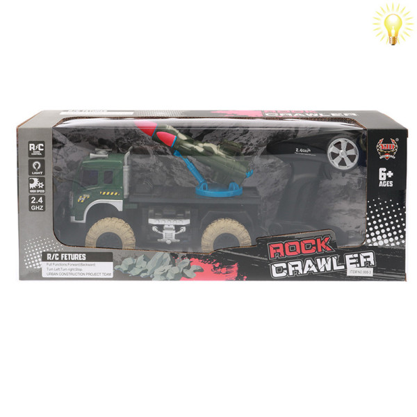 3-gun missile vehicle Remote Control 4 directions Lights Non-transparent wheels Plastic【English Packaging】_200522672_hd