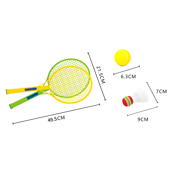 49CM пластиковая ракетка для тенниса и бадминтона