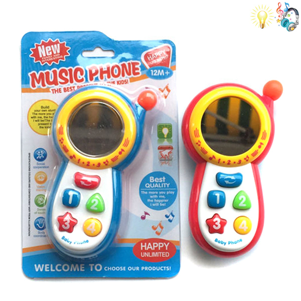 mobile phone Touch-screen Cute Version Lights Music IC without language Plastic【English Packaging】_200202289_hd