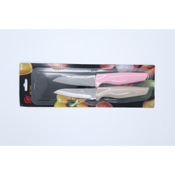 2PC Candy Color (Random Mixed Color) Fruit Knife Set