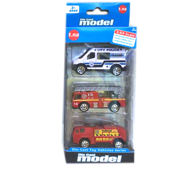 3pcs alloy fire truck(2)