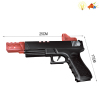 gun Electric Pistol
 Lights Sound IC without language Solid color Plastic【English Packaging】_P02054003_2_m