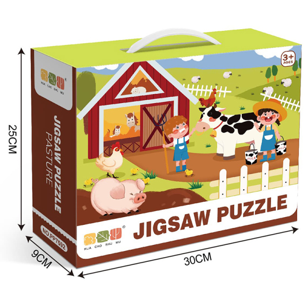 48pcs illustration series puzzle pieces