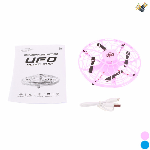 Smart Tumble Quad UFO с инструкцией, USB-кабель