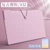 A4-8 into multifunctional organza bag (vintage dark blue, sky river blue, wilderness green, cherry blossom pink),Mix color,Plastic【Packaging without Words】_201620469