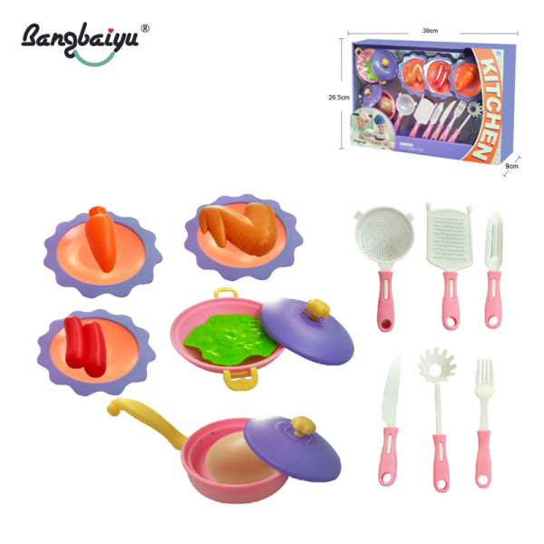 Cutlery set Cute Version Solid color Plastic【English Packaging】_200447378_hd