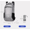 Folding ultra lightweight portable storage travel backpack,Mix color,Polyester fiber【Packaging without Words】_P02729854_4_m