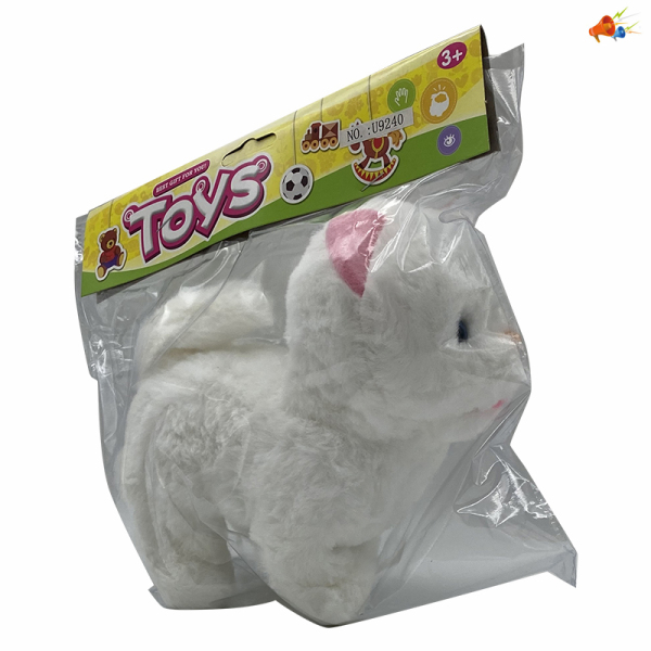 Белая кошка