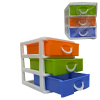 Solid color 3-layer drawer storage box  Plastic【English Packaging】_201353097_1_m