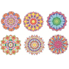 6PCS Diamond Painting Coasters,Multiple styles,Plastic【English Packaging】_201368210