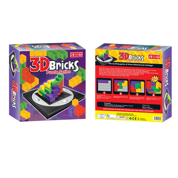 3D bricks puzzle series set