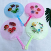 10pc29.8 * 22cm plastic fan Mix color Plastic【Packaging without Words】_P02635434_3_m