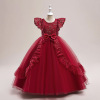 Mesh Sweet Princess Dress,100% polyester fiber,Girls,10Y,Short sleeve【Packaging without Words】_P02768743_4_m