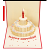 20PCS One Birthday Candle 2 Golden Greeting Cards,one colour only,paper【Packaging without Words】_P02620360_2_m