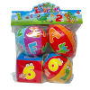 4pcs Dinosaur Six-Piece Ball Dice Rugby,Плюш【Упаковка на английском языке】_P02732525_2_m