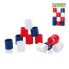 12(pcs) Red. White. Blue Rainbow Rings,Circle, round shape,Plastic【English Packaging】_P02955391_2_m