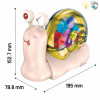 Симпатичная улитка 2 цвета Без механизмов Отталкивается от претятствий Со светом С музыкой 【Упаковка на английском языке】_P02402130_2_m