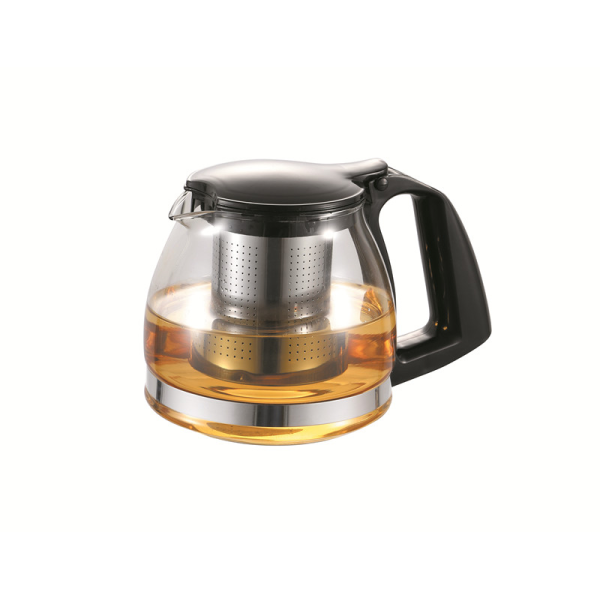 Glass separated flower tea pot [750ml]