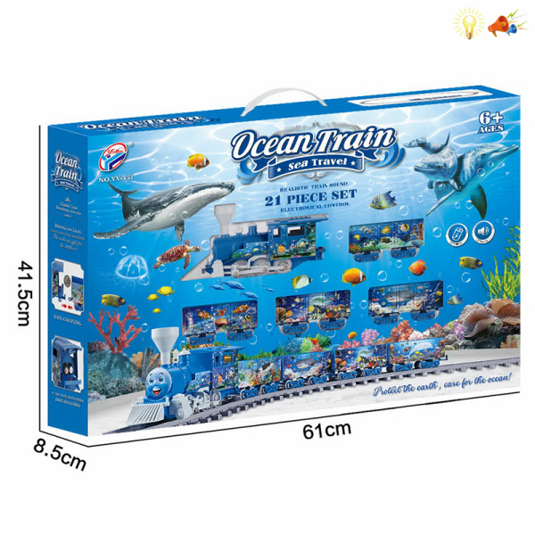 Ocean Sightseeing Classic Train Track Set