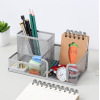 Four compartments desktop organizer pen holder [8.5*6.5*10.5CM,Mix color,Metal【Packaging without Words】_201820559_1_m