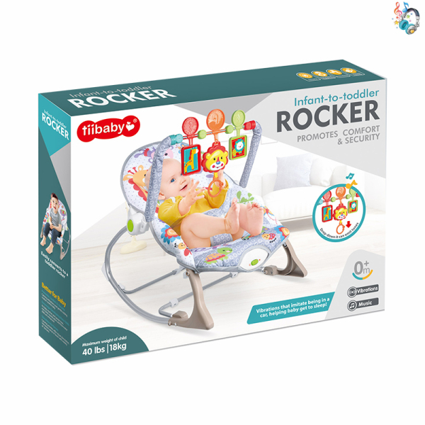 Baby vibrating rocking chair