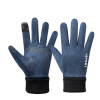 Autumn and winter velvet windproof and warm touch screen sports gloves,Men,Uni size,split-finger gloves,100% polyester fiber【Packaging without Words】_201571256