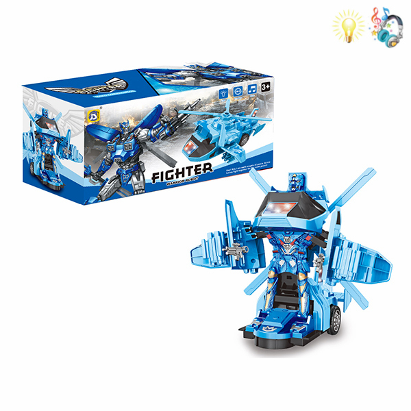 plane Electric Transformation Helicopter Electric energy Lights Music IC without language Plastic【English Packaging】_200924637_hd