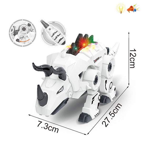 Assembling walking mechanical dinosaurs