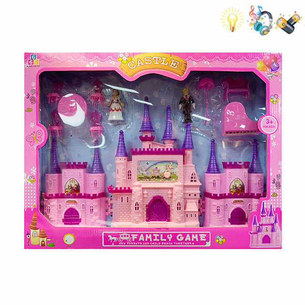 castle set Lights Music IC without language With battery Plastic【English Packaging】_200650550_hd