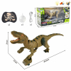 2.4G Spray Crawl Big Tyrannosaurus Rex с USB (модель A Brown),Дистанционное управление,Со светом,Со звуком,IC без слов,Пульт управления без батареек, игрушка с батарейками,пластик【Упаковка на английском языке】_201792561_1_m