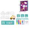 Chemical experimentScience experiment coloring graffiti DIY color pen&car puzzle Plastic【English Packaging】_201422511